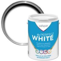 Valspar White Matt Emulsion Paint 5L - 5055018163686