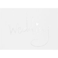 CCA Ancona Personalised Wedding Evening Invitations, Pack Of 60 - White