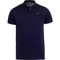 Hackett London Short Sleeve Polo Shirt - Navy/Red