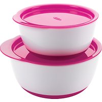 OXO Tot Large And Small Bowl Set - Pink