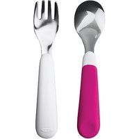 OXO Tot Fork And Spoon Set - Pink