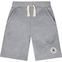 Converse Boys' French Terry Chuck Patch Shorts - Heather Grey