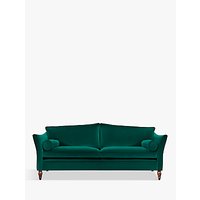 Duresta Vaughan Grand 4 Seater Sofa, Umber Leg - Harrow Velvet Teal Green