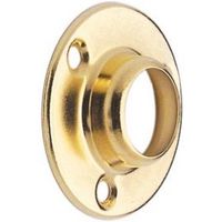 Colorail Brass Effect Rail Socket (Dia)19mm Pack Of 2 - 5013144005263