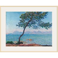 The Courtauld Gallery, Claude Monet - Antibes 1888 Print - Natural Ash Framed Print