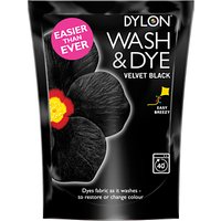 Dylon Wash 'n' Dye Machine Dye - Velvet Black