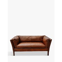 Halo Groucho Small Aniline Leather Sofa - Antique Whisky
