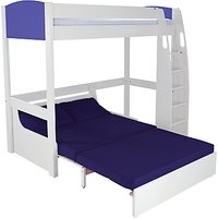 Stompa Uno S Plus High-Sleeper With Sofa Bed - Blue/Blue