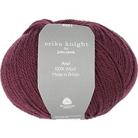 Erika Knight For John Lewis Aran Wool Yarn, 100g - Prune