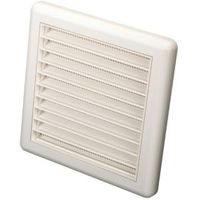 Manrose White External Louvered Wall Vent - 5020953930877