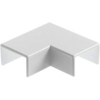 MK ABS Plastic White Flat Angle Joint (W)25mm - 5017490587022