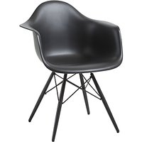 Vitra Eames DAW 43cm Armchair - Black / Black Maple