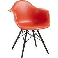Vitra Eames DAW 43cm Armchair - Red / Black Maple