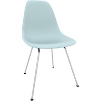 Vitra Eames DSX 43cm Side Chair - Ice Grey / Chrome