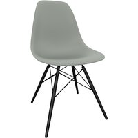 Vitra Eames DSW 43cm Side Chair - Moss Grey / Black Maple