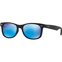 Ray-Ban Junior RB9052S New Wayfarer Sunglasses - Black/Bright Blue