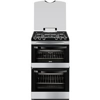 Zanussi ZCG43000BA Gas Cooker - Stainless Steel