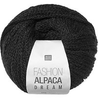 Rico Fashion Alpaca Dream Chunky Yarn, 50g - Black
