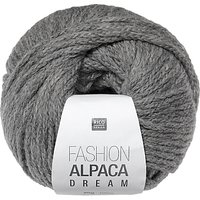 Rico Fashion Alpaca Dream Chunky Yarn, 50g - Grey
