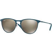 Ray-Ban Junior RJ9538S Oval Sunglasses - Teal/Mirror Taupe