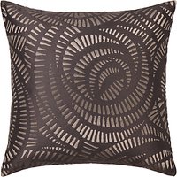 Harlequin Fractal Cushion - Charcoal