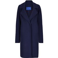 Winser London Crepe Jersey A-Line Coat - French Navy