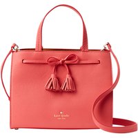 Kate Spade New York Hayes Street Isobel Leather Small Tote Bag - Warm Guava