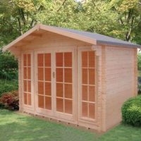 10X12 Epping 28mm Tongue & Groove Timber Log Cabin With Assembly Service - 5019804119592
