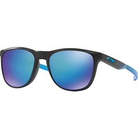 Oakley OO9340 Trillbe X Polarised Square Sunglasses - Black/Blue Iridium