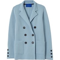 Winser London Milano Wool Double Breasted Blazer - Chambray Blue