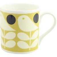 Orla Kiely Early Bird Mug, 300ml - Yellow