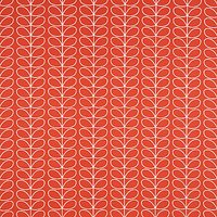 Orla Kiely Linear Stem Furnishing Fabric - Tomato
