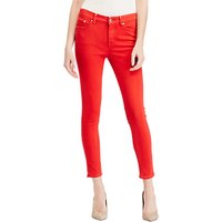 Lauren Ralph Lauren Premier Cropped Skinny Jeans - Fresh Tomato Wash