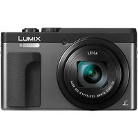 Panasonic LUMIX DMC-TZ90 Super Zoom Digital Camera, 4K Ultra HD, 20.3MP, 30x Optical Zoom, Wi-Fi, EVF, 3 LCD Tiltable Touch Screen - Silver