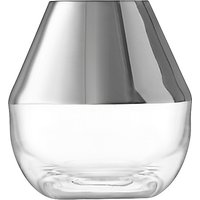 LSA International Space Bud Vase, H10cm - Clear/Platinum