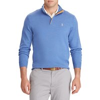 Polo Ralph Lauren Long Sleeve Merino Wool Pullover Sweater - Maidstone Blue Heather