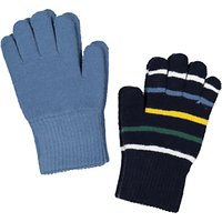 Polarn O. Pyret Children's Gloves, Pack Of 2 - Blue