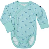Polarn O. Pyret Baby Tree Print Bodysuit - Blue