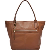 Fossil Fiona Leather Tote Bag - Brown