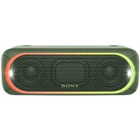 Sony SRS-XB30 Extra Bass Water-Resistant Bluetooth NFC Portable Speaker With LED Ring & Strobe Lighting - Green