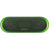 Sony SRS-XB20 Extra Bass Water-Resistant Bluetooth NFC Portable Speaker With LED Ring Lighting - Green