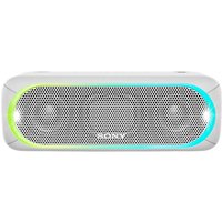Sony SRS-XB30 Extra Bass Water-Resistant Bluetooth NFC Portable Speaker With LED Ring & Strobe Lighting - White