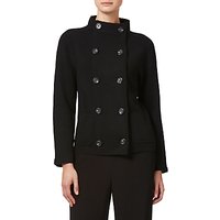 Winser London Milano Wool Double Breasted Jacket - Black