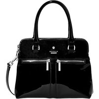 Modalu Pippa Mini Grab Bag - Black Patent