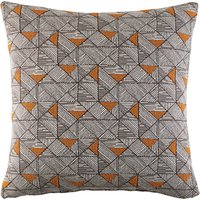 G Plan Vintage Scatter Cushion - Orange Black Geometric