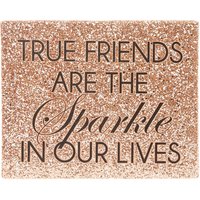 True Friends Rose Gold Wall Art