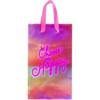 Choose Happy Neon Lights Small Gift Bag