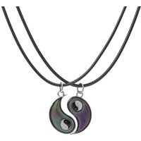 Ying Yang Mood Colour Changing Best Friends Necklaces
