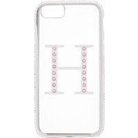 Marbled H Initial Phone Case