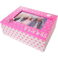 Pink Best Friends Photo Storage Box